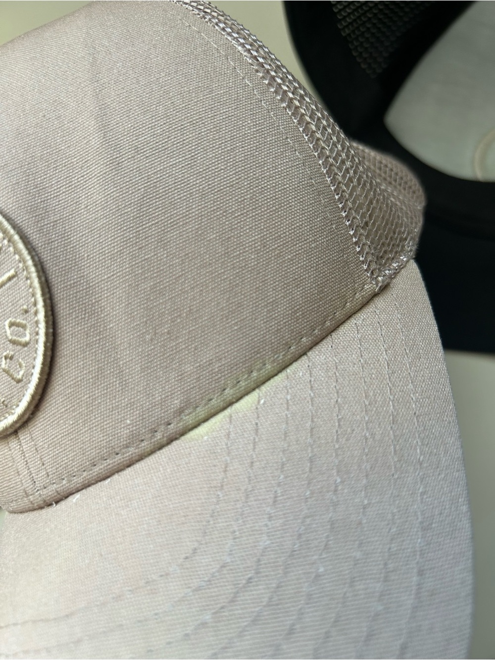 Brixton men’s Logo Patch hats Caps in Tan, Beige & Black bundle lot - Picture 4 of 4